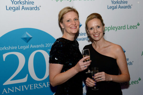 Tiggy and Emma at the Yorkshire Law Awards
